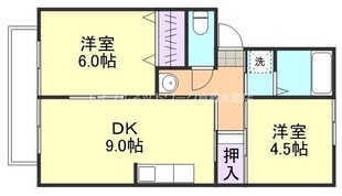 メゾンせとうちＢ棟の物件間取画像